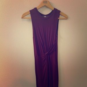 Maroon Strapless Maxi